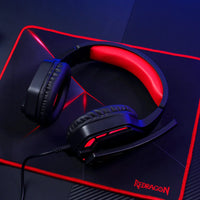 REDRAGON Over-Ear THEMIS Aux Gaming Headset - Black