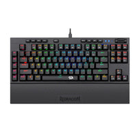 Redragon K588 RGB Pro BROADSWORD TKL Mechanical Wired Gaming Keyboard - Black-0