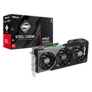 ASRock Radeon RX9070 XT Steel Legend Dark 16GB Graphics Card-0
