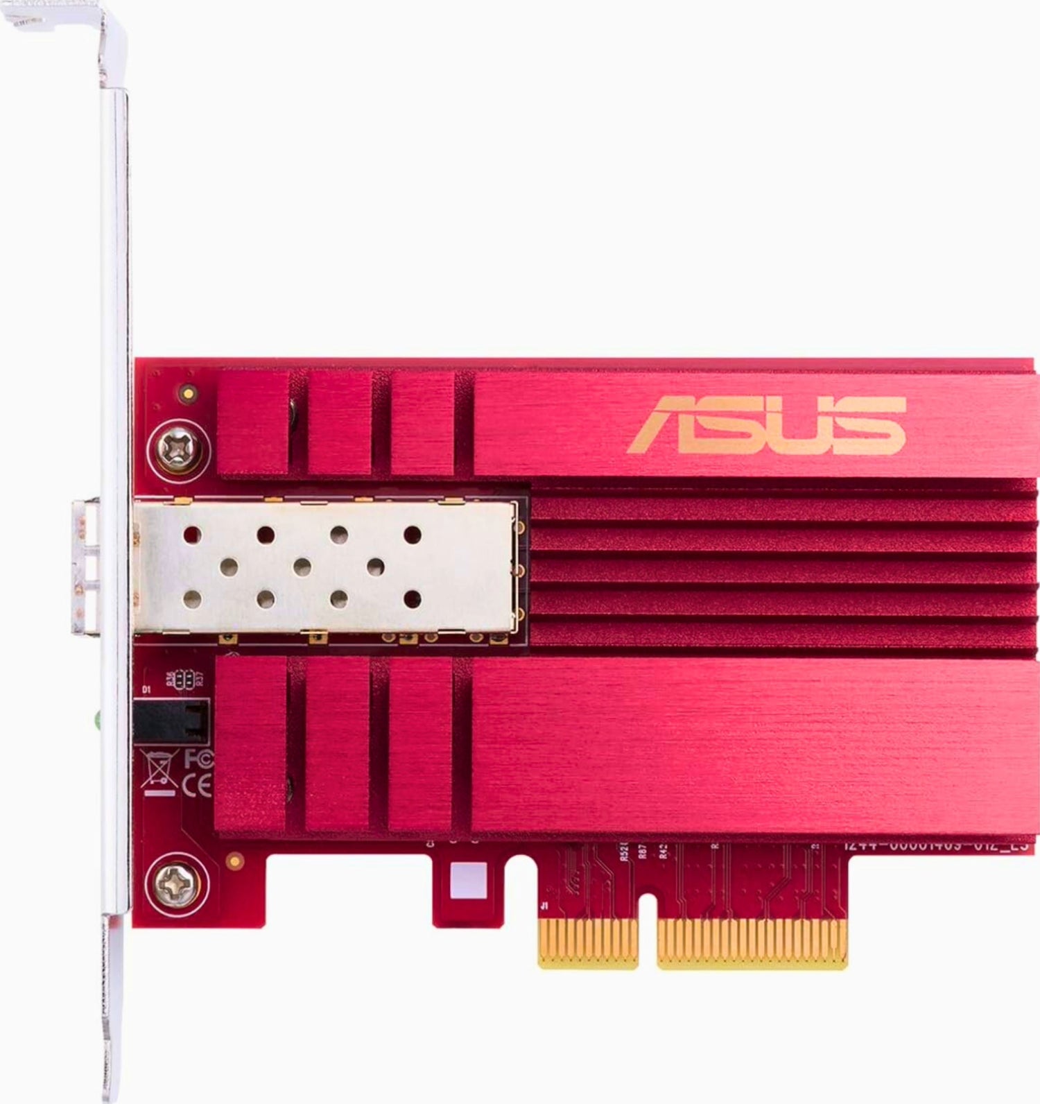 ASUS XG-C100C V3 10Gbps PCIe Network Adapter-RJ45( Red/S)-0