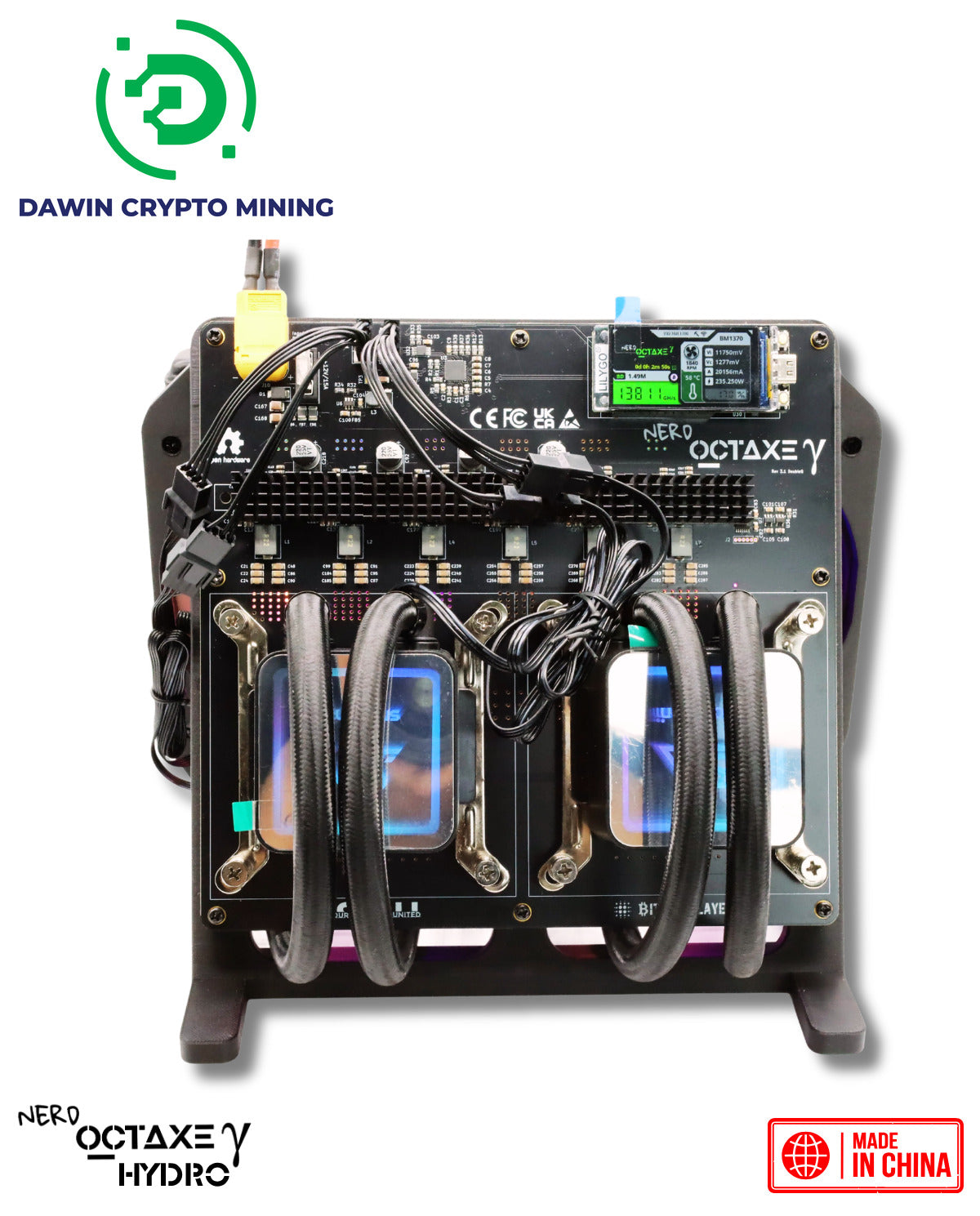 NerdOCTaxe — 13.8 TH/s Gamma Rev 3.1 Hydro