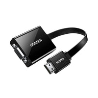 UGREEN HDMI to VGA Adapter, with 3.5mm Audio and Power Port - Black-0
